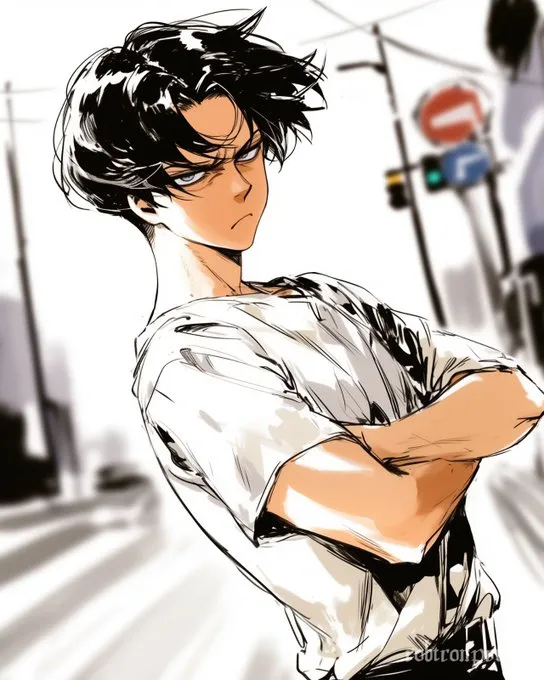 Bold Anime Noir - Пример 3