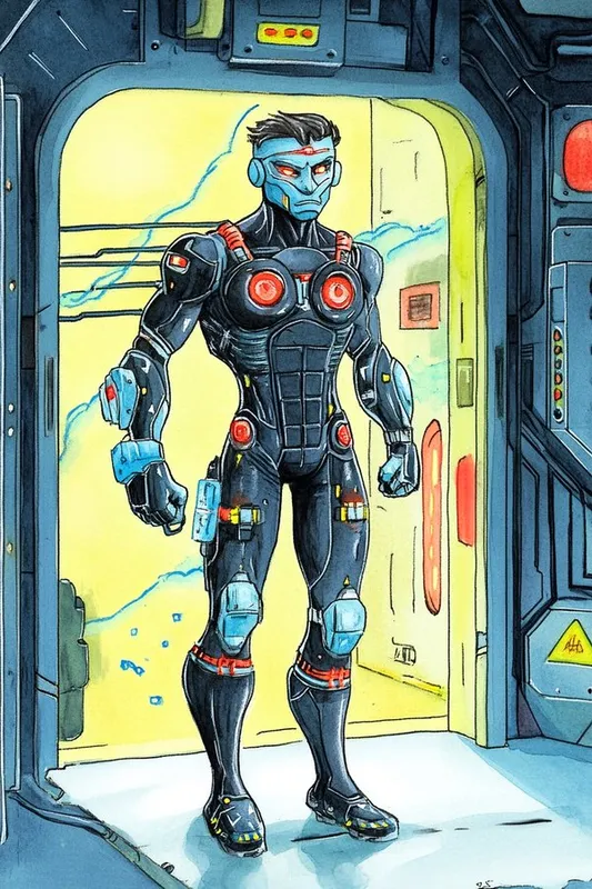 Playful Cartoon Panda in Nature - Пример 4