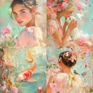 Dreamy Pastel Serenity - Пример 1