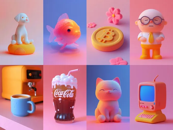 Playful Pastel Toys - Пример 3
