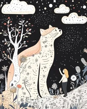 Whimsical Nightscape - Пример 2