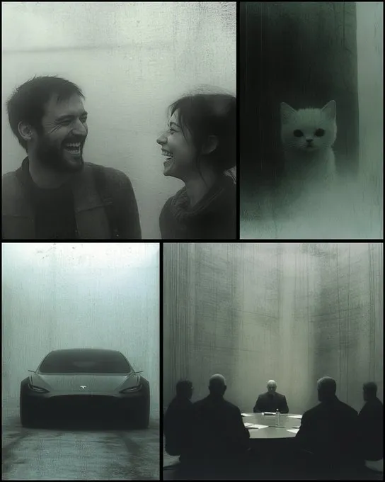 Dreamy Monochrome Moments - Пример 2