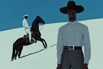 Retro Futurism in Bold Reds - Пример 4