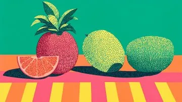 Retro Surrealism with Vibrant Colors - Пример 3