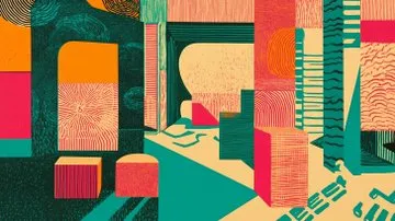 Retro Surrealism with Vibrant Colors - Пример 4