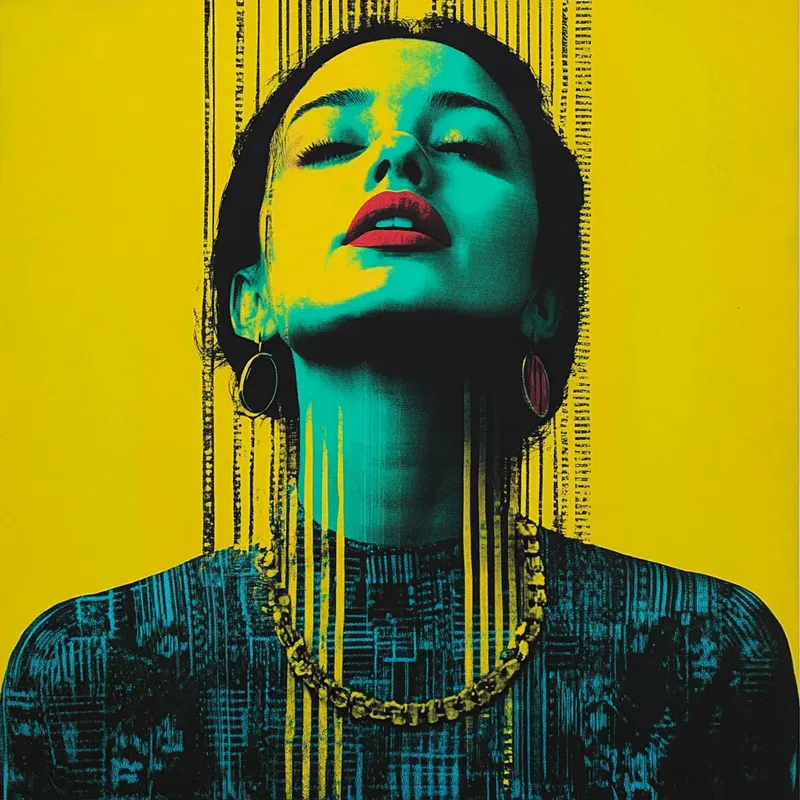 Pop Art Green - Пример 3