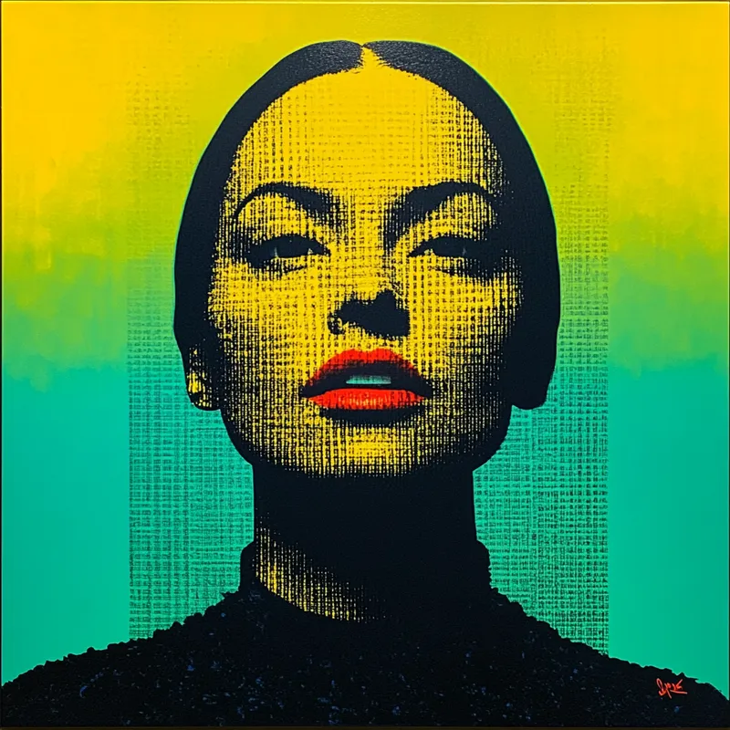 Pop Art Green - Пример 4