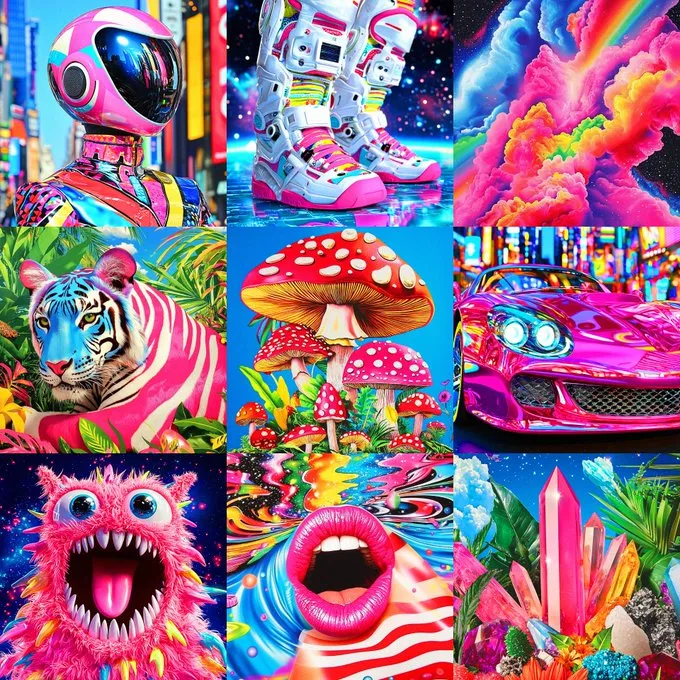 Vibrant Psychedelic Fantasy - Пример 2