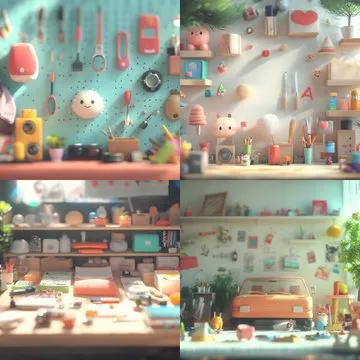 Whimsical Pastel Creatures - Пример 3