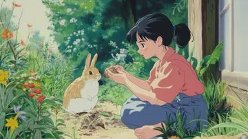 Ghibli Garden Harmony - Пример 2