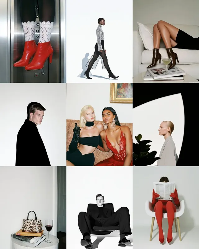 Chic and Minimalist Fashion Mood Board - Пример 2