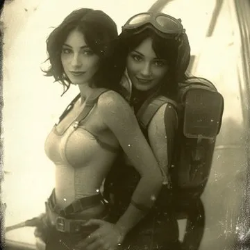 Moody Vintage Portrait - Пример 3