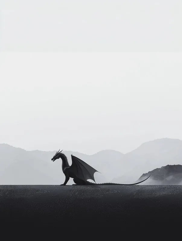 Minimalistic Silhouette Landscape - Пример 2