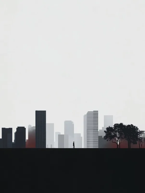 Minimalistic Silhouette Landscape - Пример 3