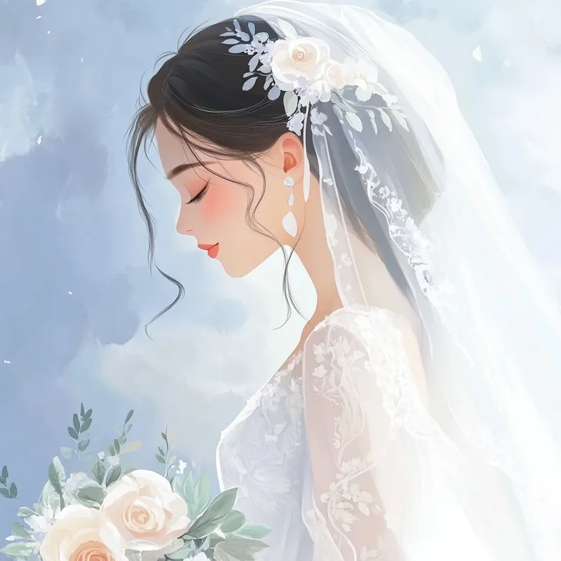 Ethereal Bridal Reverie - Пример 2