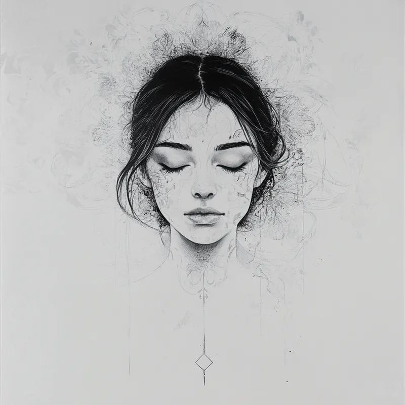 Monochrome Elegant Vector Goth - Пример 3