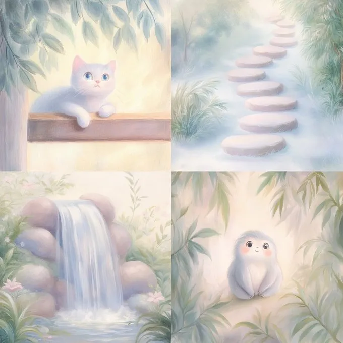 Dreamy Pastel Serenity - Пример 2