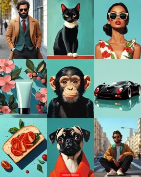 Cyberpunk Glitch Aesthetic - Пример 4