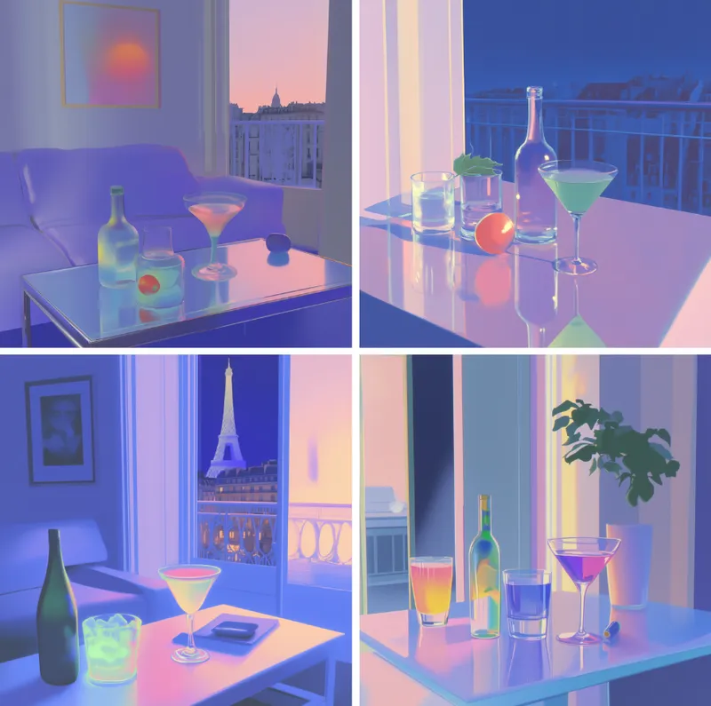 Tranquil Feline Reverie - Пример 2