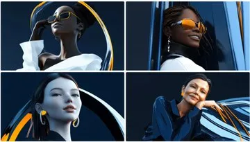 Modern High-Fashion Aesthetic - Пример 1