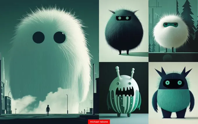 Ethereal Astronaut Portraits - Пример 4