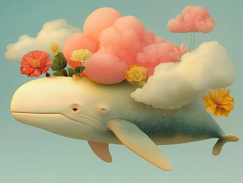 Whimsical Surrealism with Soft Hues - Пример 3