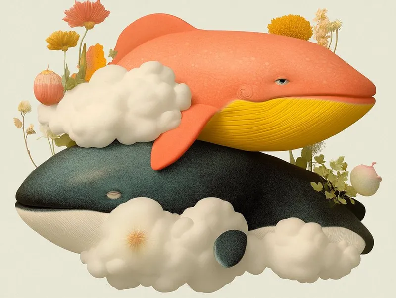Whimsical Surrealism with Soft Hues - Пример 1