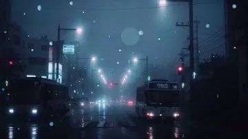 Futuristic Nightscape - Пример 3