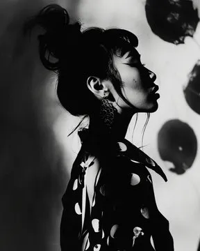 Elegant Monochrome Portrait - Пример 3