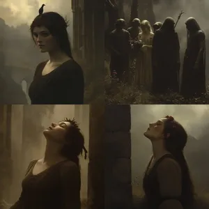 Elegant Monochrome Portrait - Пример 4