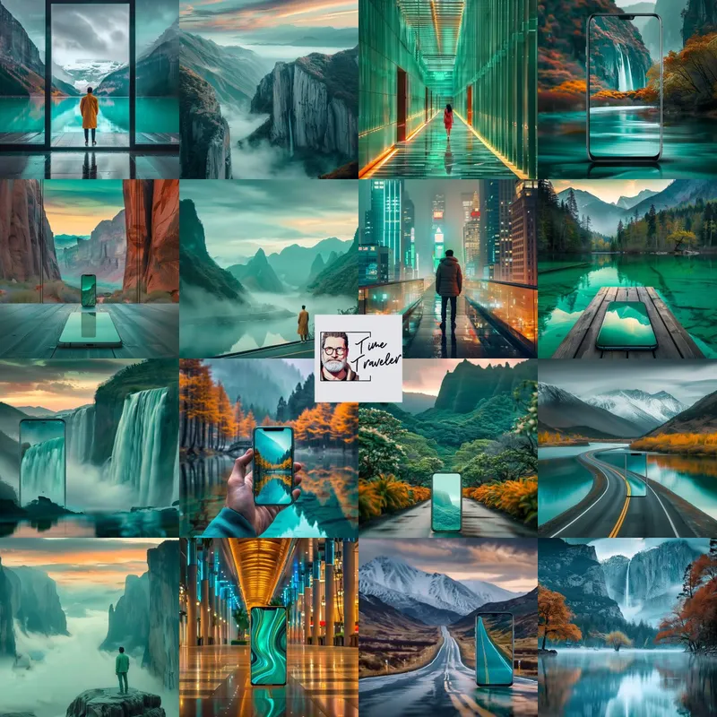 Surreal Futuristic Tranquility - Пример 2