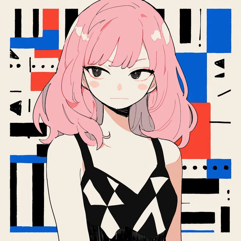 Anime Pop Geometric - Пример 1