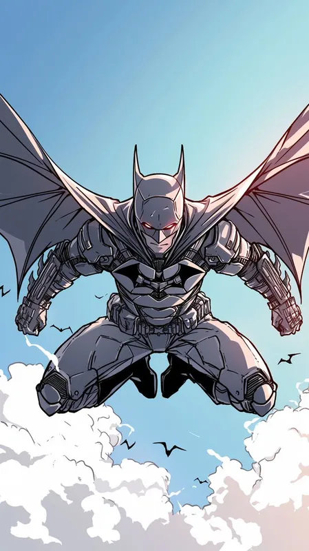 Dynamic Comic Book Style with Metallic Accents - Пример 3