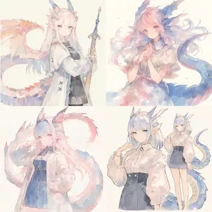 Serene Pastel Harmony - Пример 3