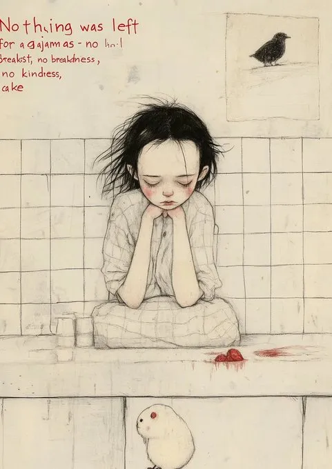 Whimsical Melancholy Sketch - Пример 2