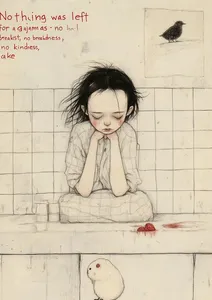 Whimsical Melancholy Sketch - Пример 1