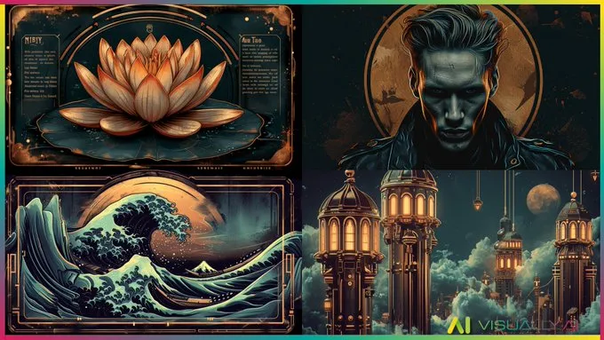 Neo-Noir Futuristic Aesthetic - Пример 2