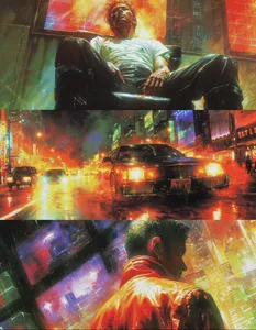 Cyberpunk Noir Vibes - Пример 1