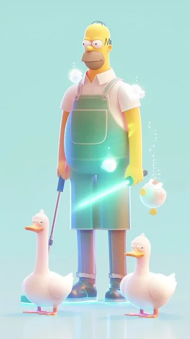 Vibrant Futuristic Surrealism - Пример 3