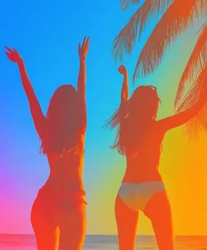 Retro Wave Summer Vibes - Пример 3