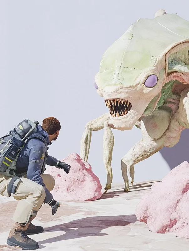 High-Contrast Sci-Fi Encounter - Пример 2