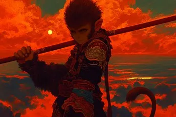 Fiery Celestial Warrior - Пример 1