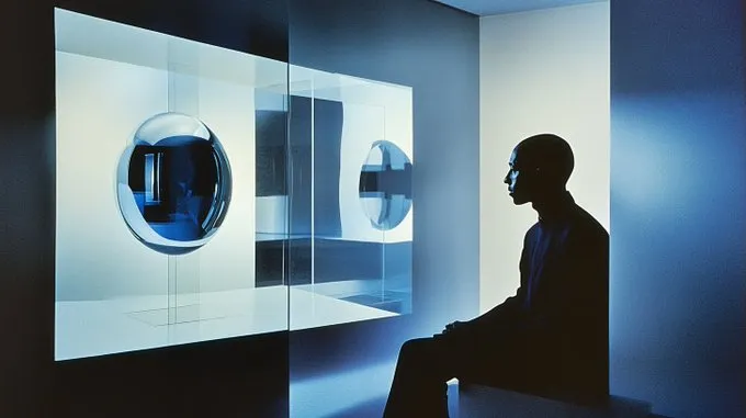 Futuristic Minimalism with Cool Tones - Пример 1