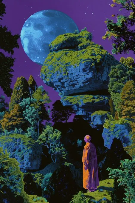 Surreal Nocturnal Journey - Пример 3