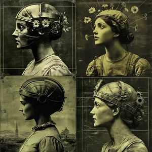 Surreal Dreamscape in Blue - Пример 4