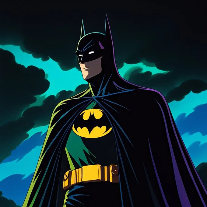 Vibrant Dynamic Cartoon Scene - Пример 3