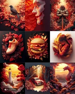 Colorful Topographic Abstraction - Пример 4