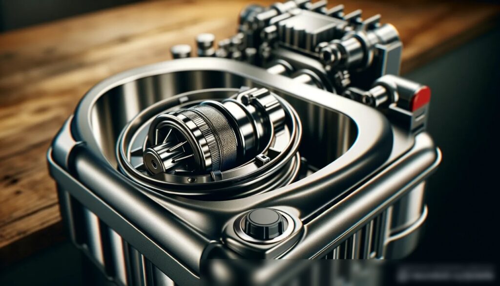 Изображение ультрасовременной утилизационной установки для мусора крупным планом - Пример 2