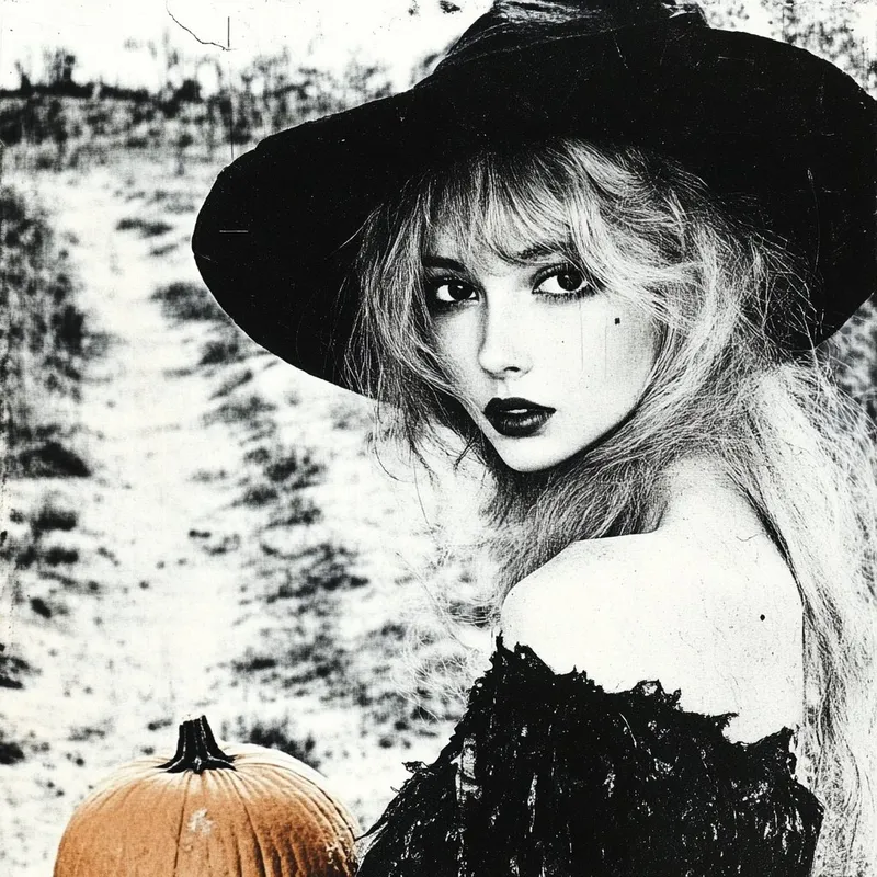 Gothic Elegance in Monochrome - Пример 2