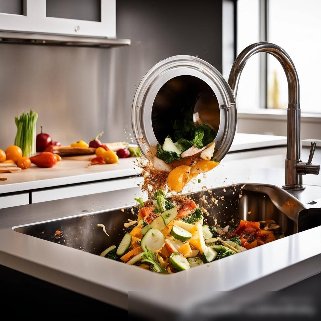 Динамичный снимок утилизации пищевых отходов в современной утилизационной установке - Пример 3